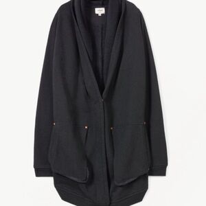 Wilfred Black Knit Open-Front Cardigan